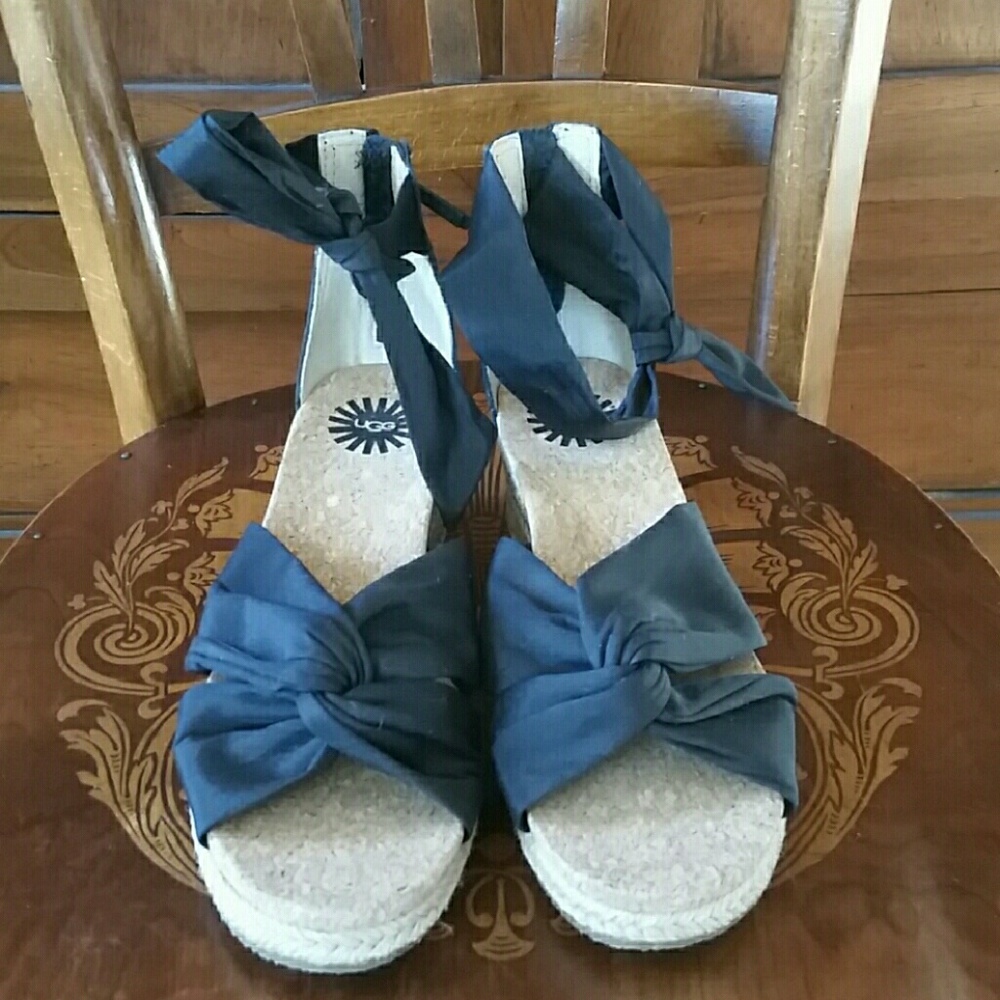 SOLD Ugg Starla wedge sandals size 9.5 M NWT - Picture 4 of 4