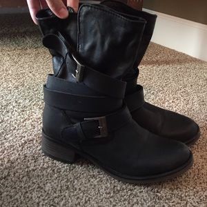 Steve Madden black boots!