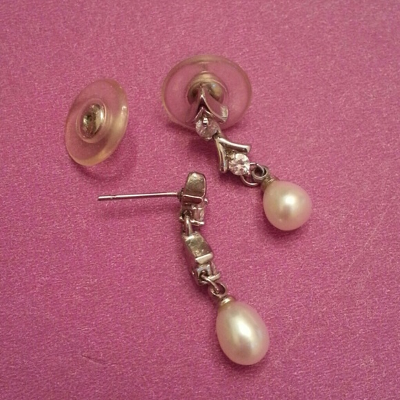 ⭐Genuine pearl drop earrings - Picture 2 of 2