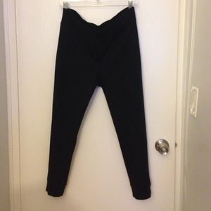 Ann Taylor leggings with cuffed ankle
