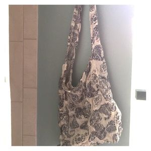 Free People fabric cloth tote