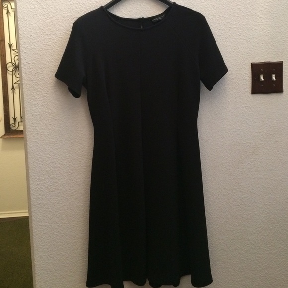 Black dress with lots of stretch.
