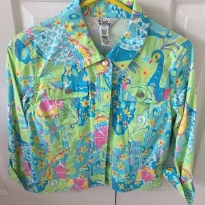 Lilly Pulitzer jean jacket