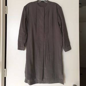 Madewell Pleated Shirtdress