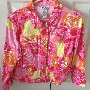 Lilly Pulitzer jean jacket