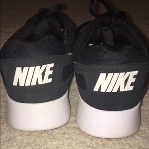 Nike black and white shoes