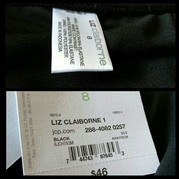 NWT Liz  Lasercut Skirted Swim Bottom - Picture 3 of 6