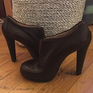 Bally Switzerland chocolate brown booties, 6.5 Bally Switzerland chocolate brown booties, 6.5