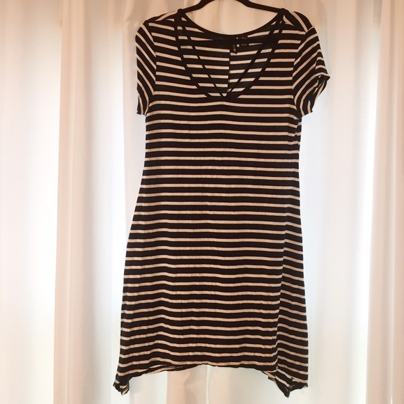 Striped T-Shirt Dress