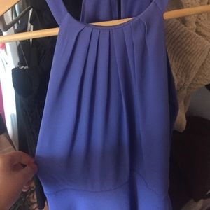 Purple/blue halter dress