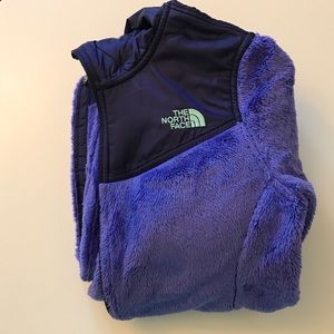 Soft North Face starry purple Oso hoodie