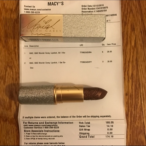 Mac Mariah Carey *I GET SO OOC lipstick