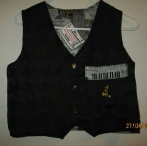 SKR MUSIC THEMED CHILDRENS VESTS - SZ 12 - PIANOS
