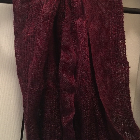 Maroon/Garnet/Dark Red Infinity Scarf - Picture 2 of 2