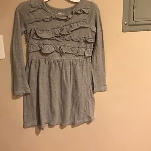 Gray long sleeve dress