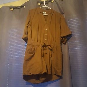 Olive Old Navy Romper