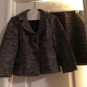 Ann Taylor tweed suit