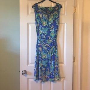 Ralph Lauren tie-waisted dress