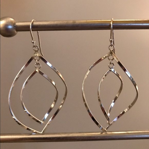 Sterling silver dangle earrings