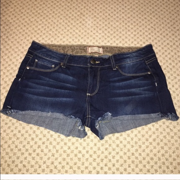 Paige denim distressed shorts