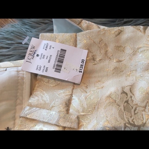 Gorgeous gold J Crew ankle pants
