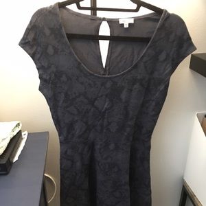 Navy Splendid Dress with Keyhole Back