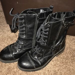 Black Combat Boots