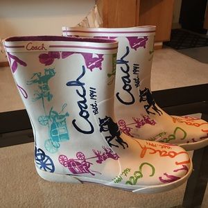 Coach Rainboots