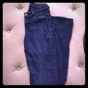 GUESS size 27 dark wash boot cut jeans!