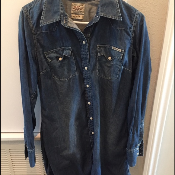 Lucky brand jean shirt dress!