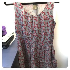 Taylor Gray Pleated/Empire Dress with Cherries