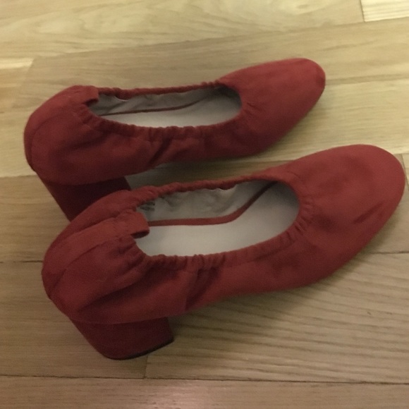 Red ASOS heels - Picture 1 of 4