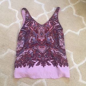Paisley Silk Tank