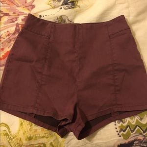 High waisted short shorts