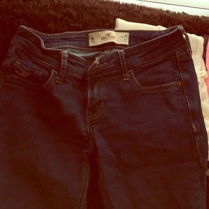 Dark wash denim jeans
