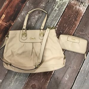 Coach bag and wallet