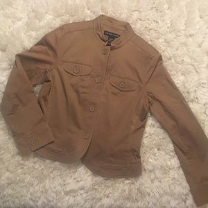 Light brown military style jacket