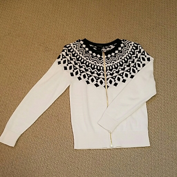 Ann Taylor print sweater - Picture 2 of 4