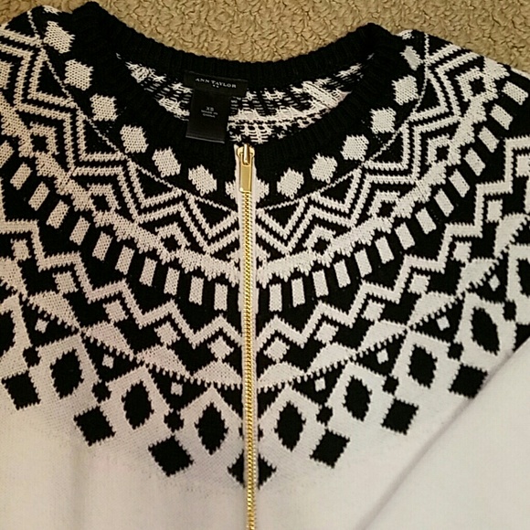 Ann Taylor print sweater - Picture 3 of 4