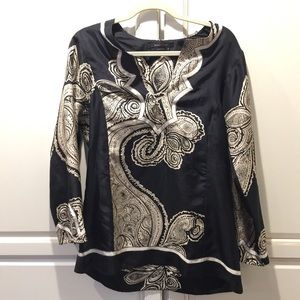 BCBG MAXAZRIA Silk Tunic