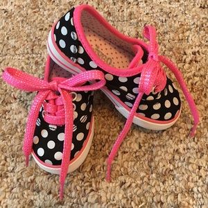 Toddler girl Polka Dot Lace Up Sneakers Circo