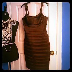 Chocolate Brown Cocktail Dress