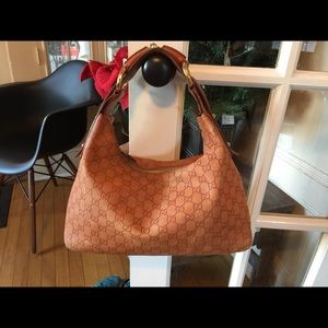 Authentic Guccissima leather Gucci Horsebit Hobo