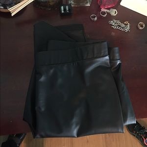 Faux Kardashian Leather Leggings