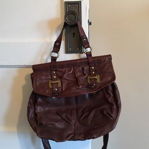 Fossil leather cross body