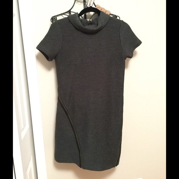 Theory Wool Zipper Dress