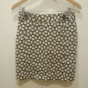 Mod print Banana Republic skirt