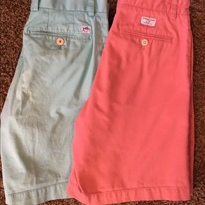 Men's shorts. Southern tide and Vineyard vines