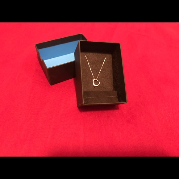 NEW Sterling silver heart necklace