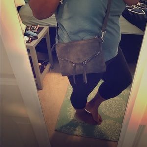 Grey cross-body